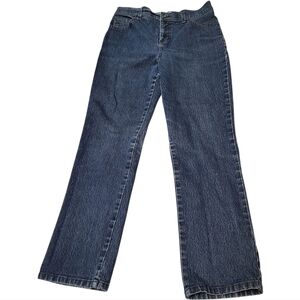 Charter Club Dark Blue Straight Leg Jeans Timeless Fit - Size 8P